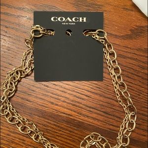 Coach Double Chain Necklace